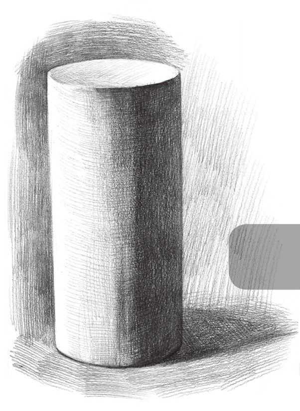 几何体素描很难画？分步骤教你画圆柱体画法，简单易学，建议收藏