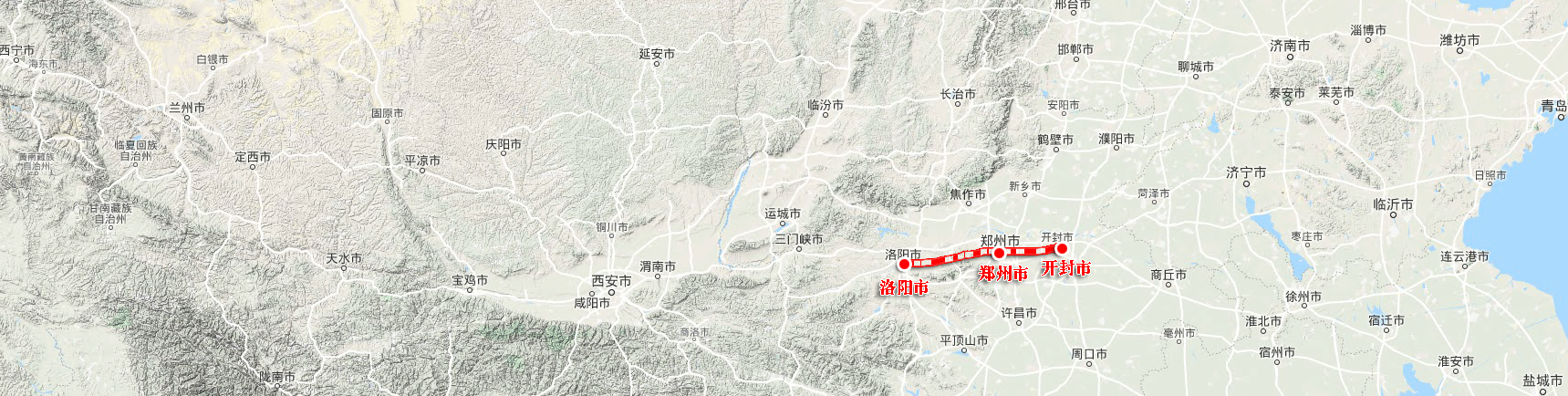 陇海线建了49年，从清末一直修到解放初期，最开始由比利时承办