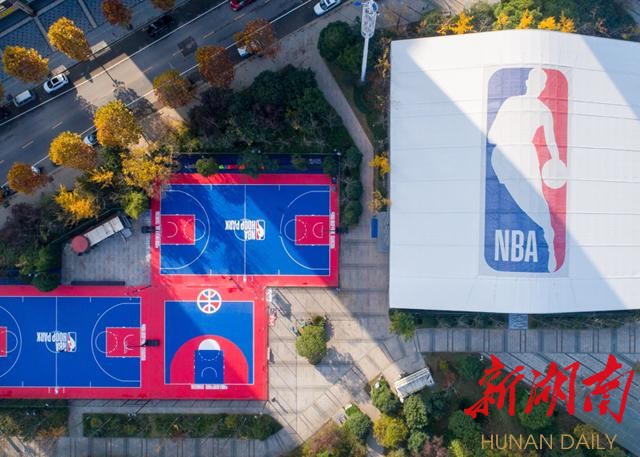 长沙有哪些地方可以看nba(首家NBA篮球公园落户梅溪湖 12月8日正式对外营业)