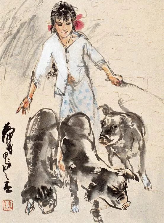 齐白石、徐悲鸿、黄胄、黄永玉、韩美林画的猪，别有意趣！