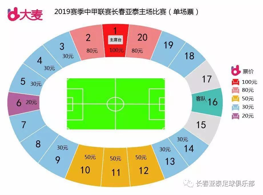 长春亚泰球票(【售票公告】4月28日长春亚泰VS北京北体大单场票开售)