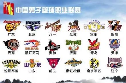 cba球队标志为什么都是动物(说CBA球队新logo好看的，你肯定是没看过24年前甲A元年的)