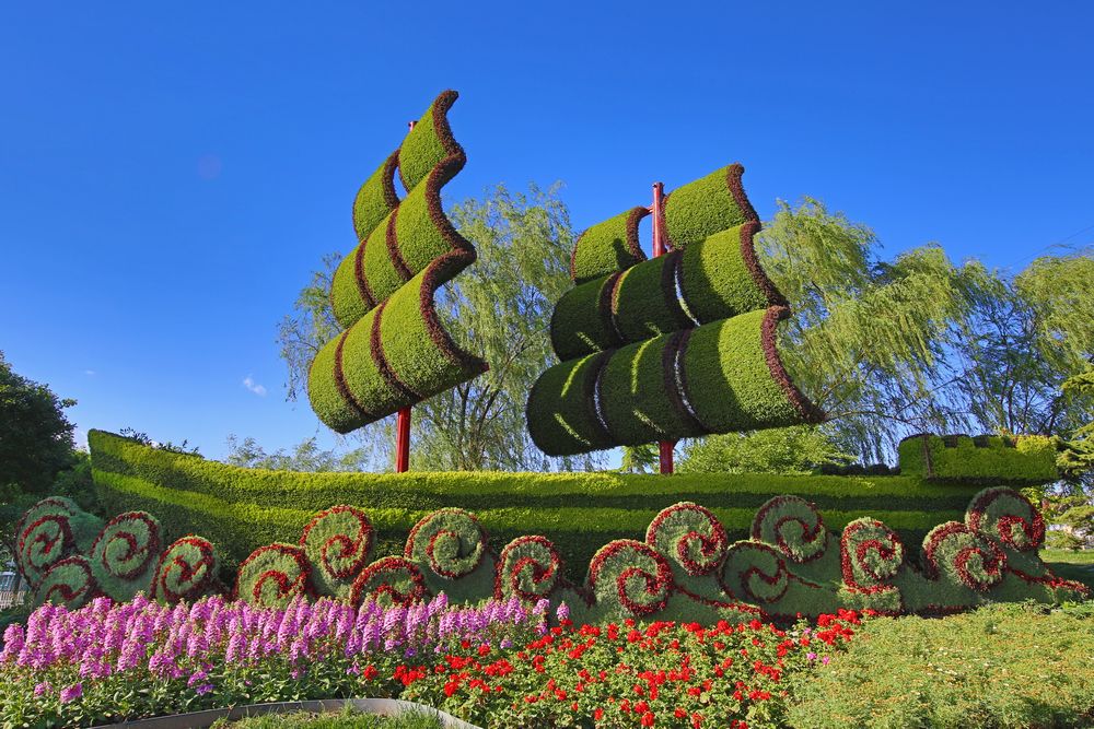 蓝调北京 | 绿雕扮靓草桥村 古老花乡今更美