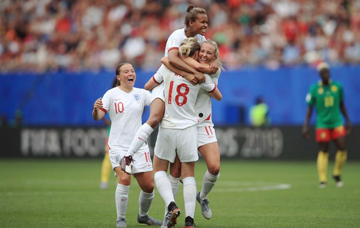 法国女足世界杯对英格兰(女足世界杯：英格兰3-0晋级，法国加时淘汰巴西)