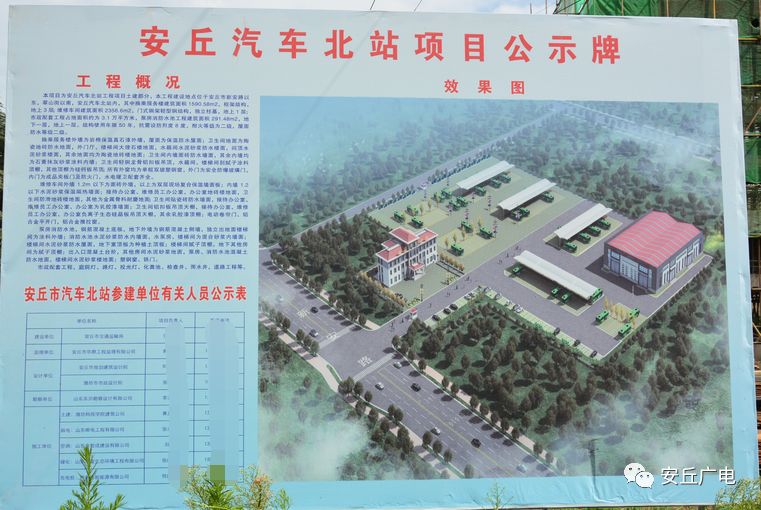 安丘一座新汽车站即将拔地而起！快看最新进度（附现场照）