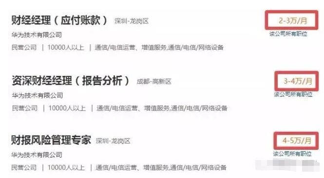 参加华为月薪2万的财务岗面试，我被问了这些问题……