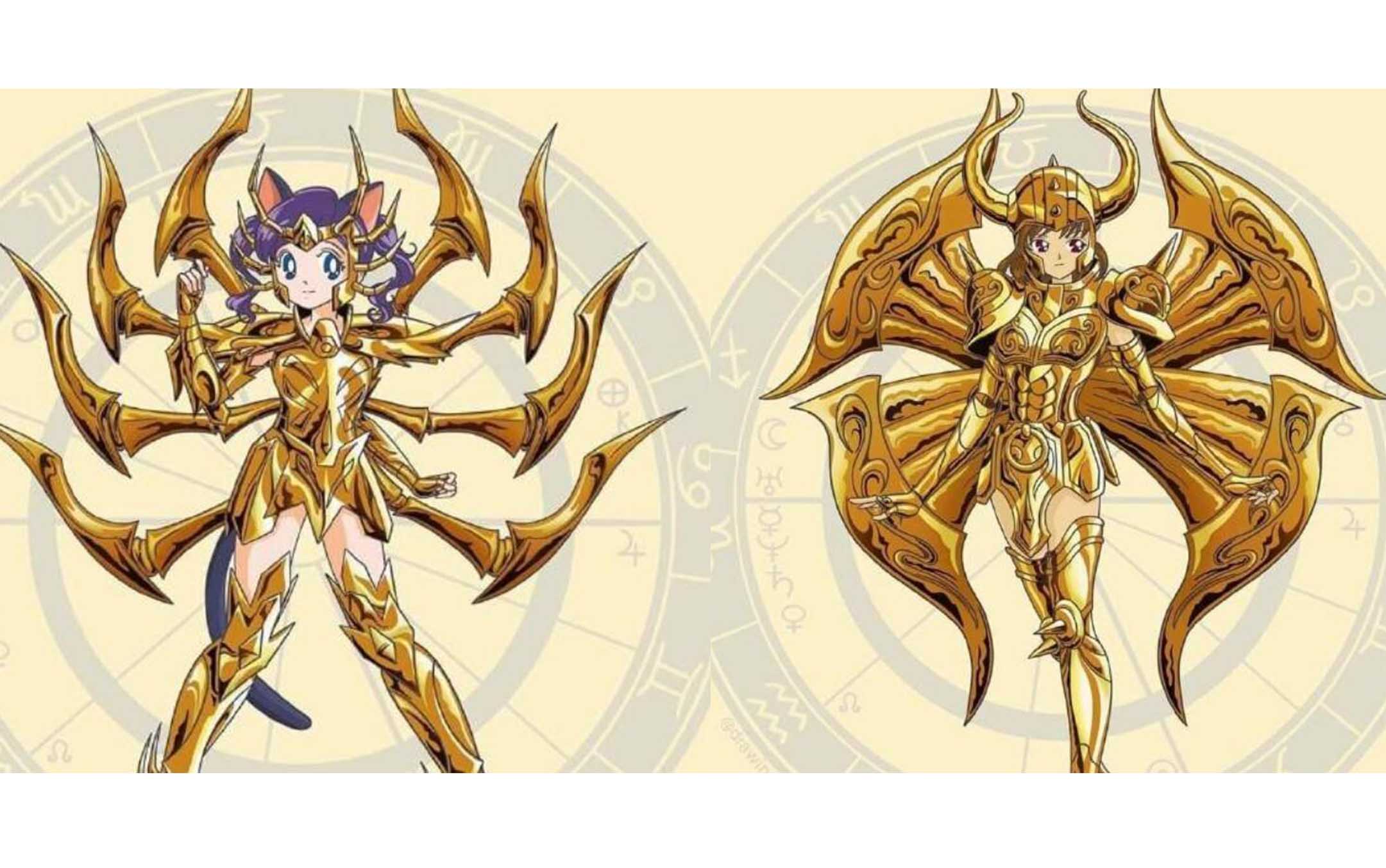 女版“黄金十二圣斗士”，还是这些圣斗士好看些