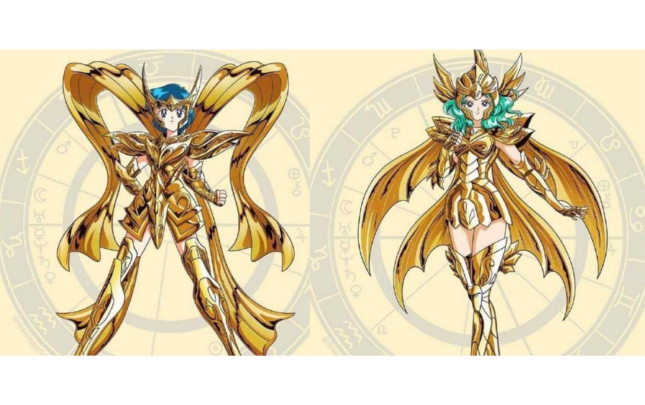 女版“黄金十二圣斗士”，还是这些圣斗士好看些