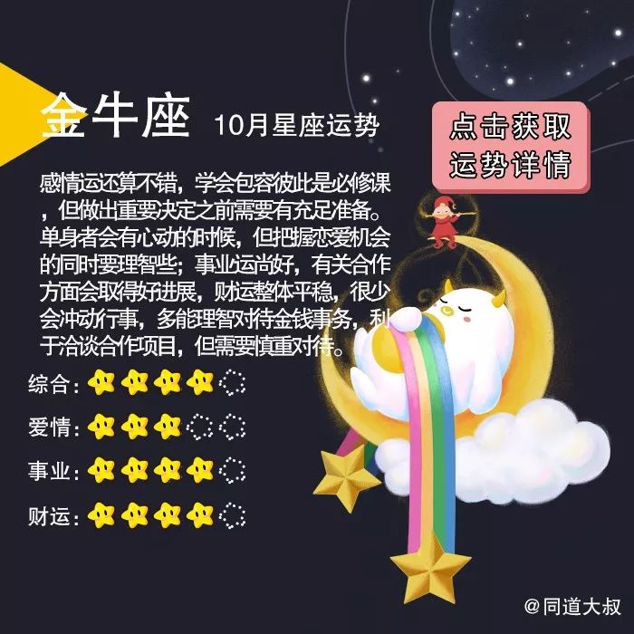 10月十二星座运势分析