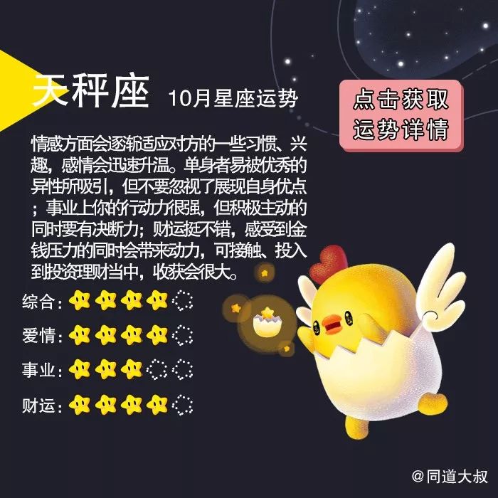 10月十二星座运势分析