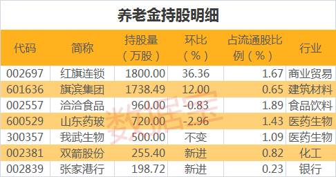 「养老金亿元」养老金股票最新分析（4股持股市值超亿元，最高环比增仓36%详解）