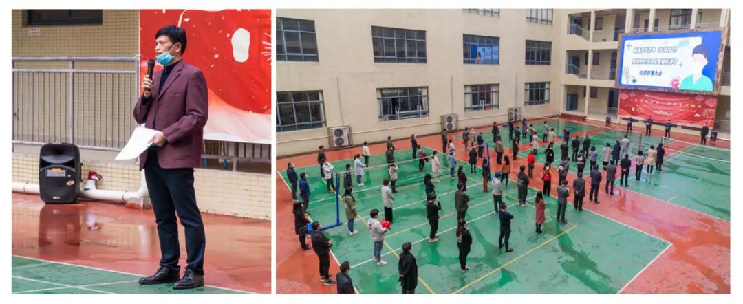 离开学更近了！福清这所学校开展复学前防疫演练