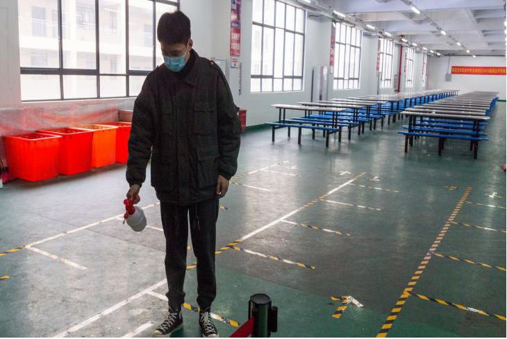 离开学更近了！福清这所学校开展复学前防疫演练