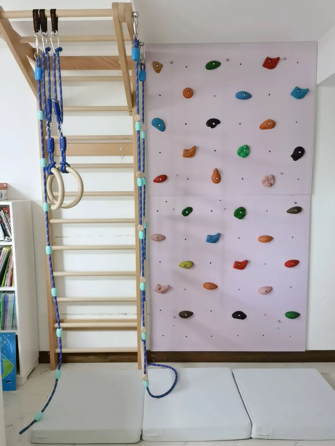 兒童房設計費用客廳改了改，我給娃整出了閱讀區、學習區、遊戲區、運動區…….