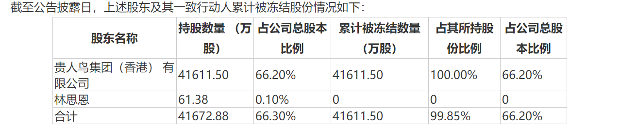 董事长被限制高消费，贵人鸟如何滑向濒临退市