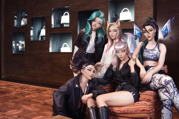 《英雄联盟》KDA女团登DAZED封面！身着LV重置流行