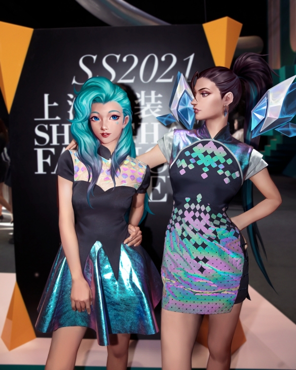 《英雄联盟》KDA女团登DAZED封面！身着LV重置流行