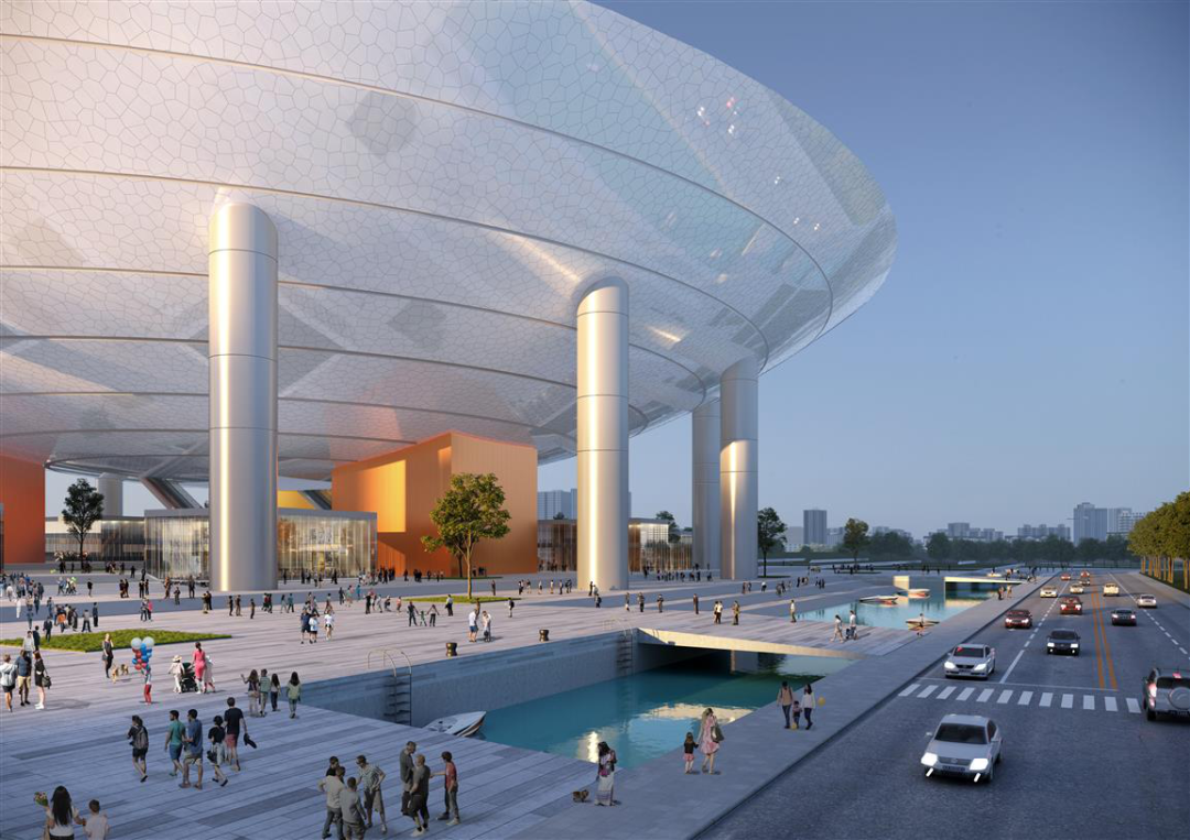 新地标"两馆一厅"暂命名佛山市文化中心,六大方案等你投票