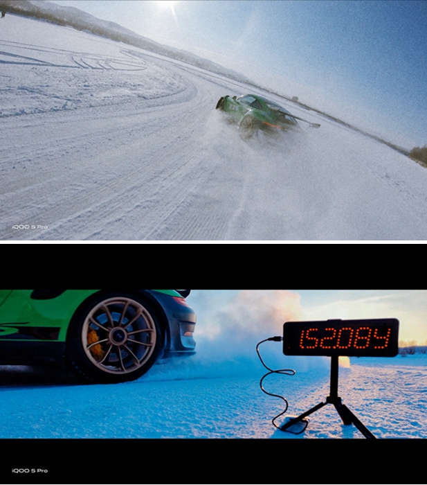 iQOO再度联手郭梓宸 零下32度极限冰雪驾驶挑战成功