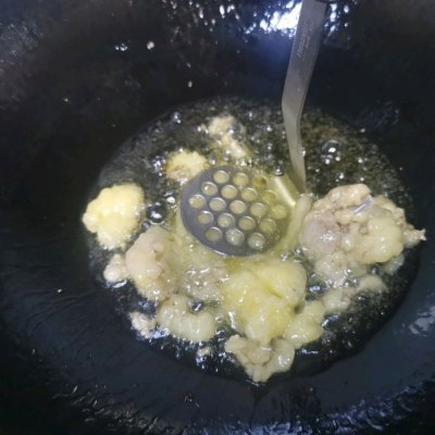 这道熬鸡油，汤汁都要舔干净