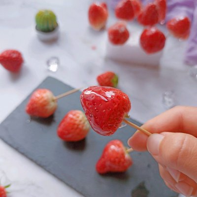 #元宵节美食大赏#草莓糖葫芦你这么做，保证最正宗