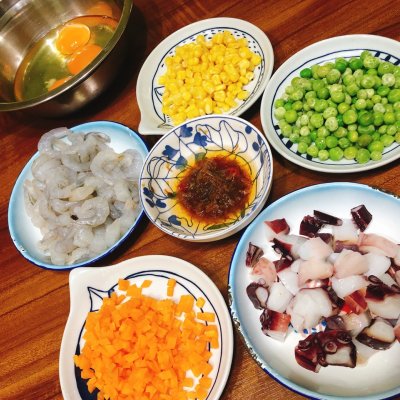 海鮮炒飯,海鮮炒飯怎么做