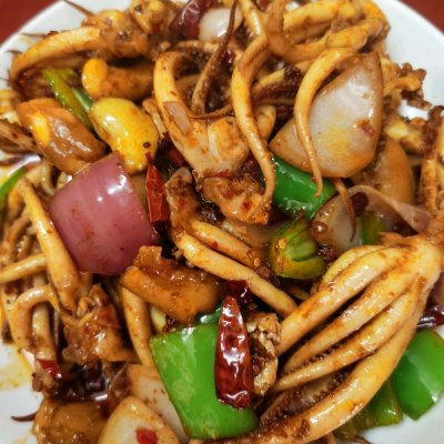 这道火爆八爪鱼，超级简单，绝对下饭