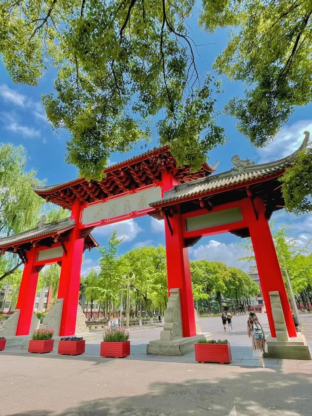 阳光与你,都是川大的心头好