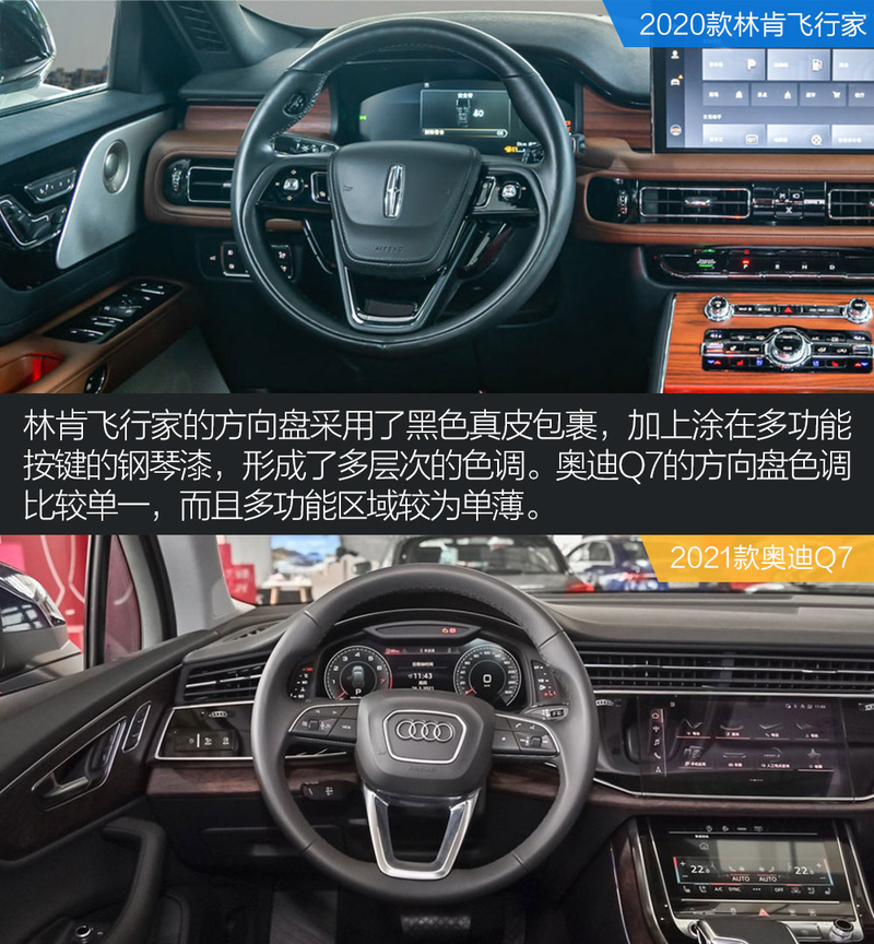 70万中大型SUV之争，林肯飞行家对比奥迪Q7