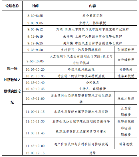 同济大学景观学系2021校庆报告会暨 2021（第十五届）世界风景园林月科普宣传活动（上海）闭幕式