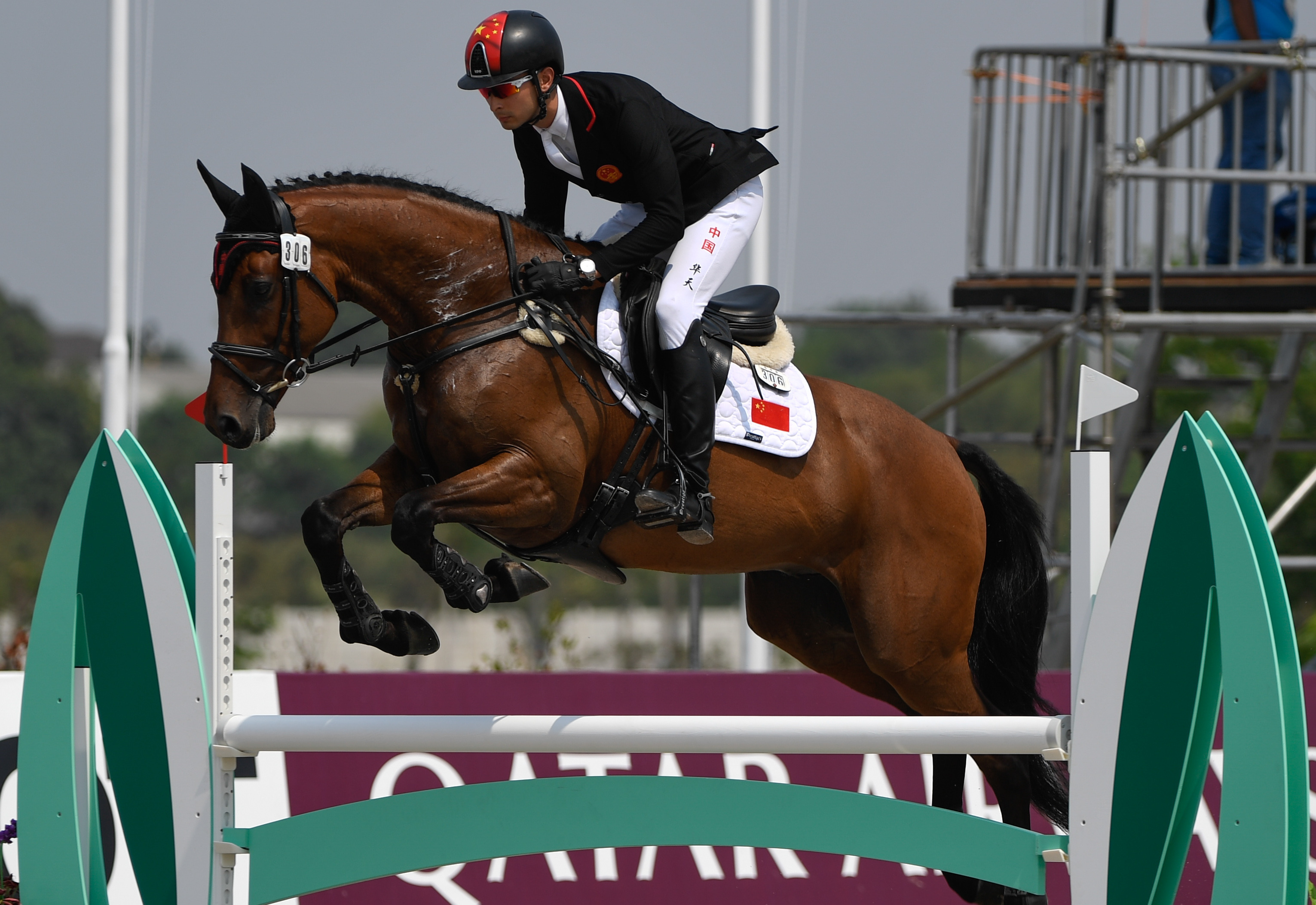 "新的印迹"——中国骑手华天宣布征战东京奥运口号