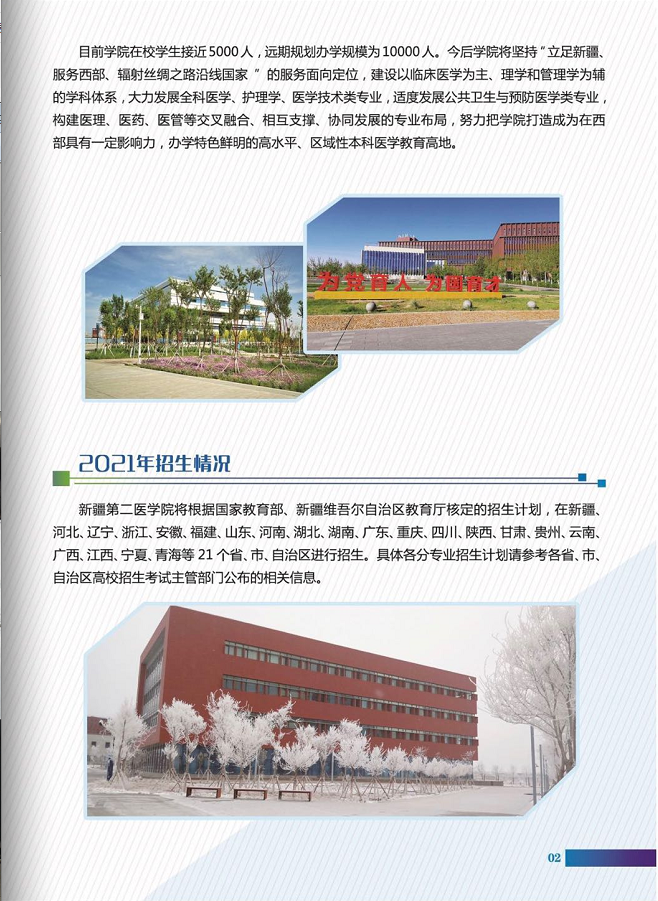 【招生简章】新疆第二医学院招生简章