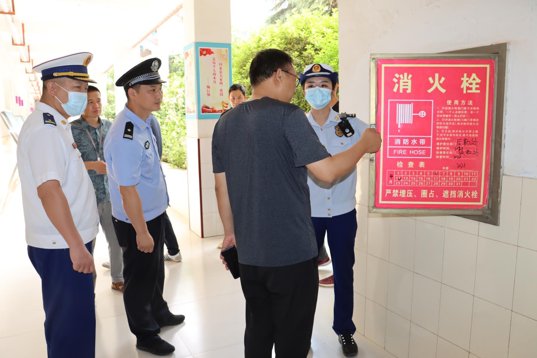 护航高考！高考考点消防安全咋样？他们开展考前消防安全大检查