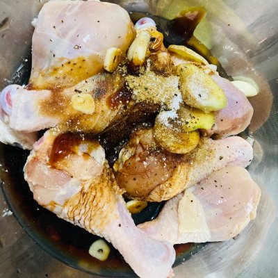不加一滴水的电饭锅鸡腿，要的就是这个家常口儿