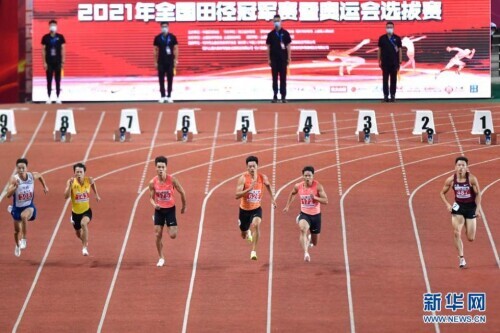 100米 冠军(全国冠军赛：苏炳添夺得男子100米冠军)