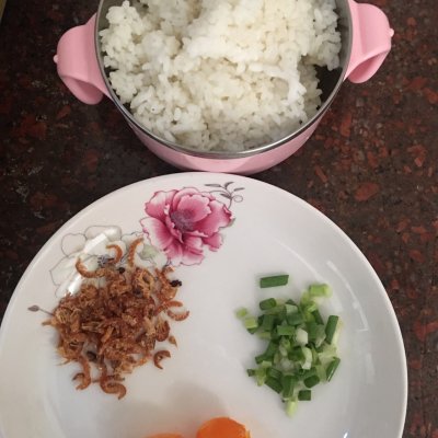 快手炒饭-咸蛋黄小虾米