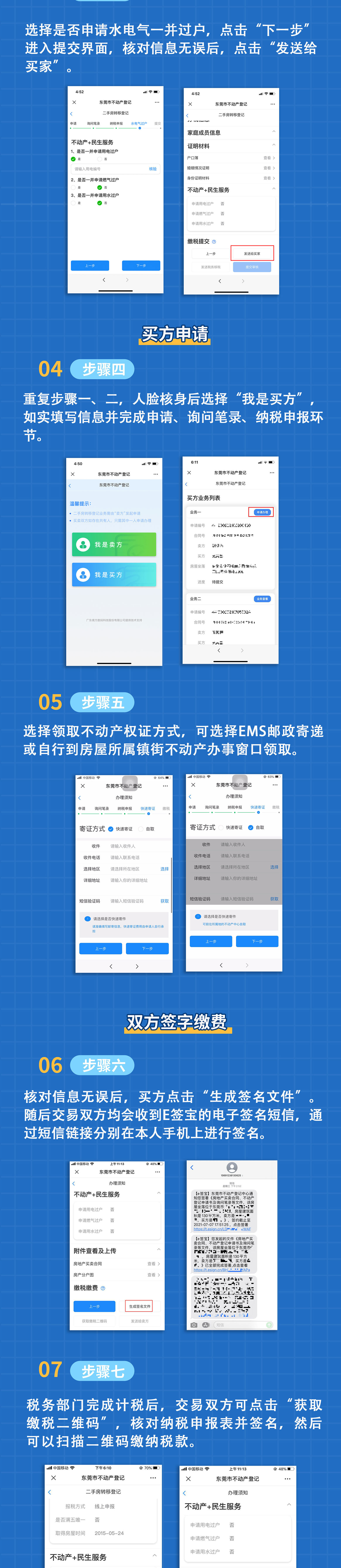 东莞二手房交易流程,东莞二手房交易流程图