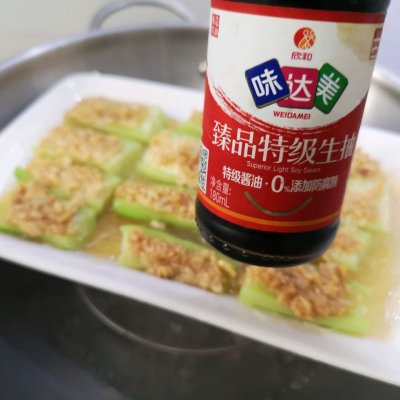 蒜蓉蒸胜瓜,蒜蓉蒸丝瓜的做法 家常做法