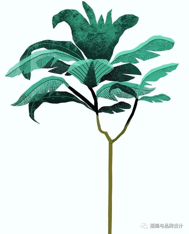 插画丨色彩明快的拼贴插画，充满了抽象童趣的独特风格