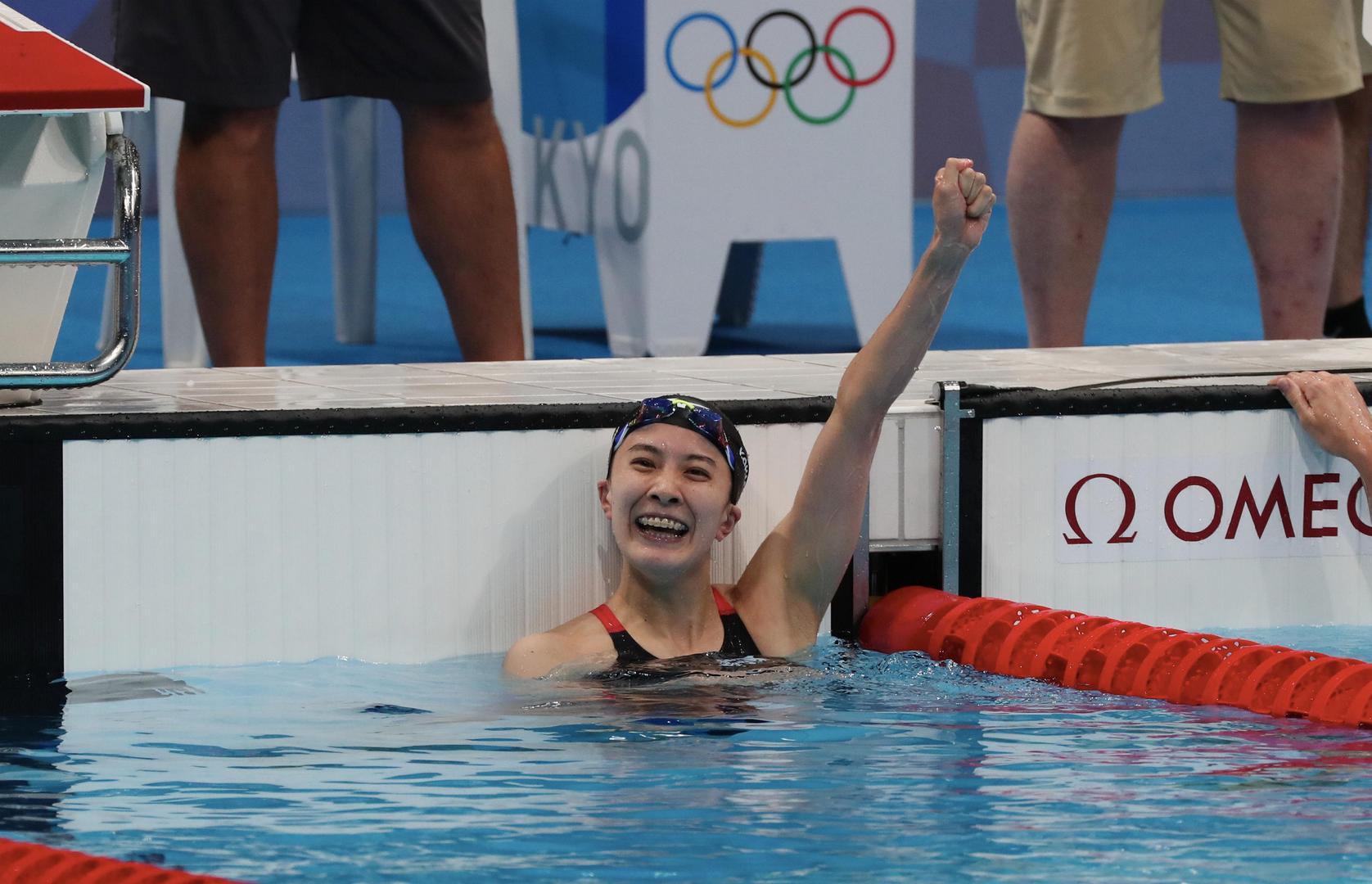 奥运泳池再出“黑马”，大桥悠依成为日本女子游泳首位双冠王