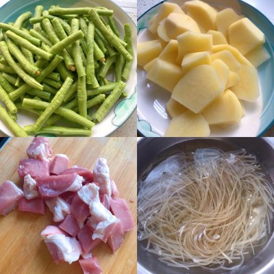 豆角燉肉的做法,東北豆角燉肉的做法