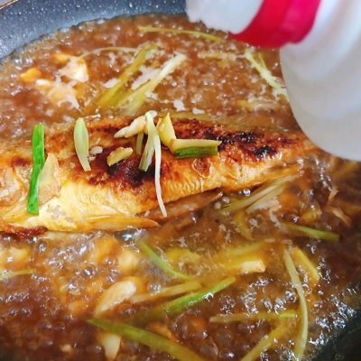 #巨下饭的家常菜#这个糖醋黄鱼&让小孩子干掉两个饭团