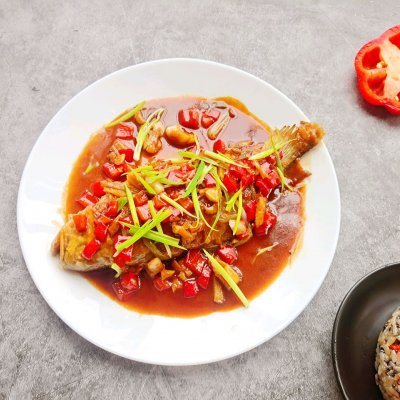 #巨下饭的家常菜#这个糖醋黄鱼&让小孩子干掉两个饭团