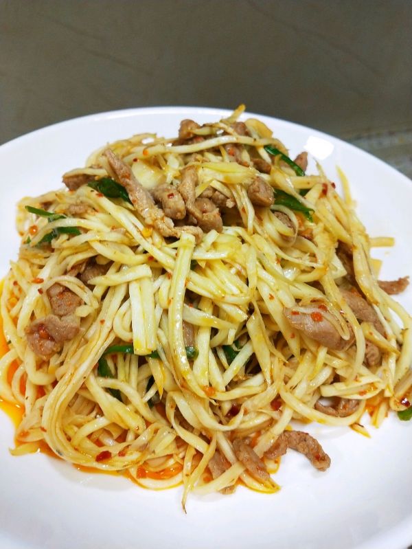 茭白肉絲,茭白肉絲的做法