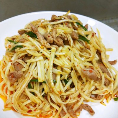 茭白肉絲,茭白肉絲的做法