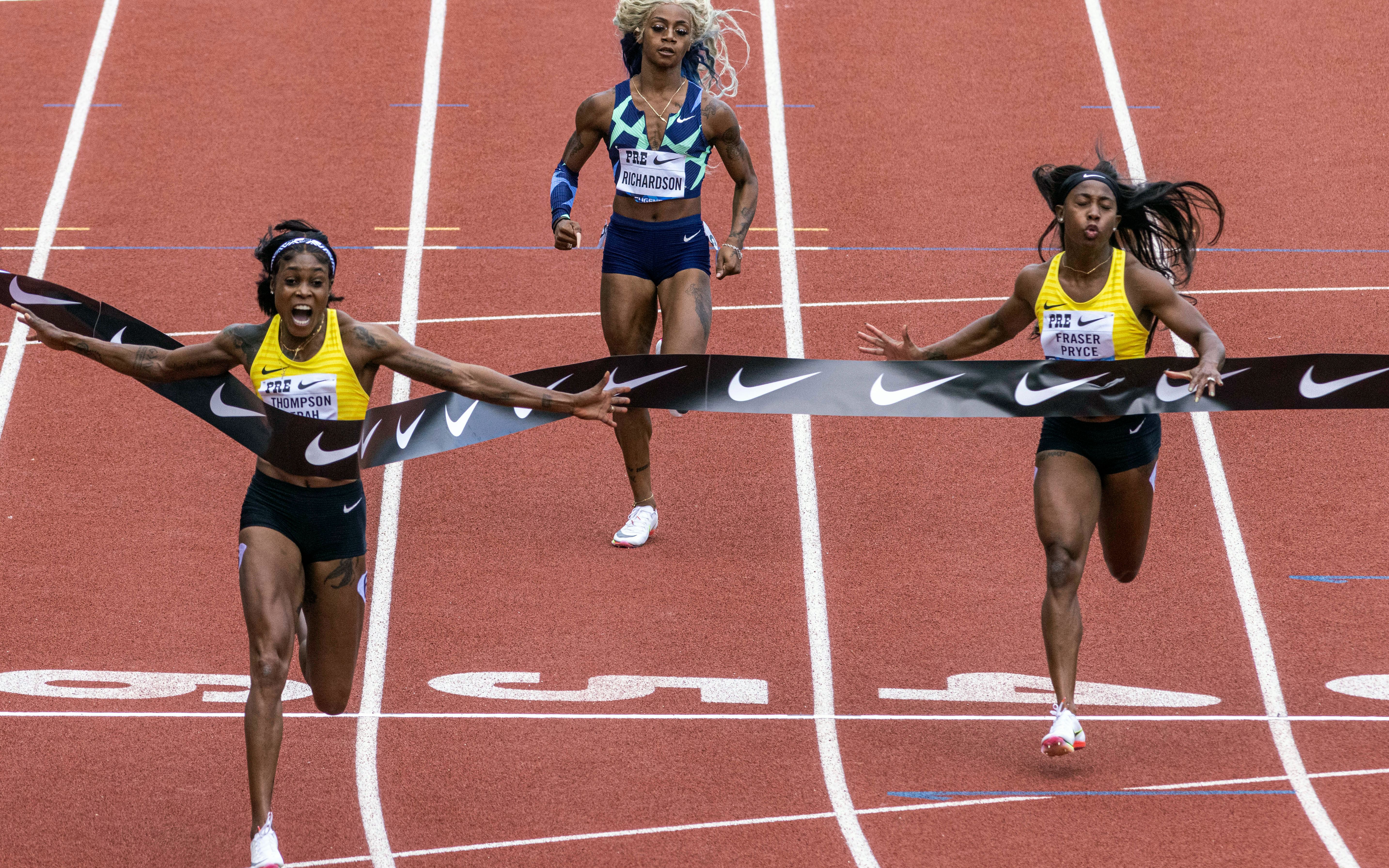 奥运会女子100米冠军用时几秒(10秒54！女子百米再次诞生惊人成绩)