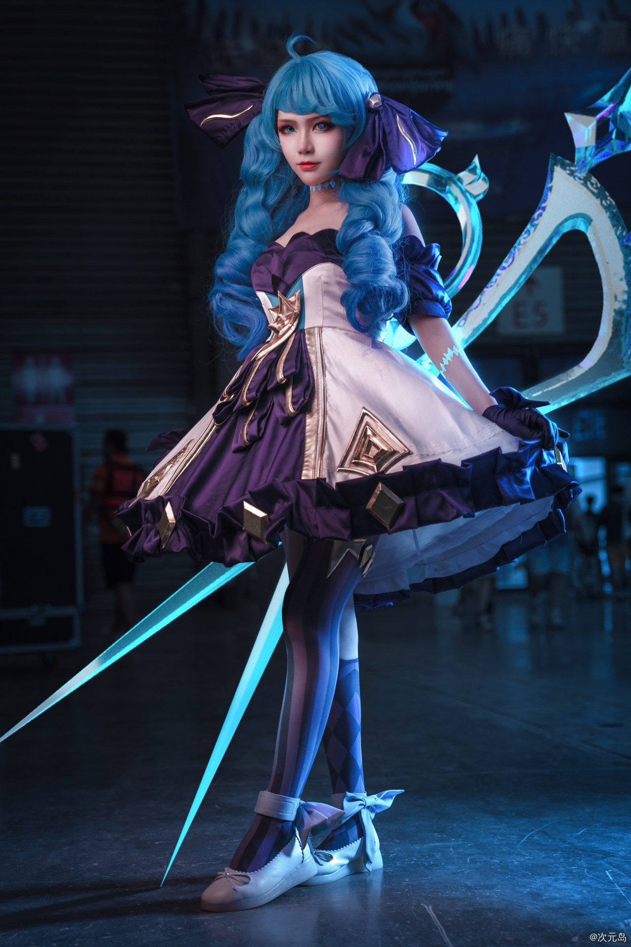 英雄联盟人物COSPLAY 灵罗娃娃格温COS图-哪边嗨