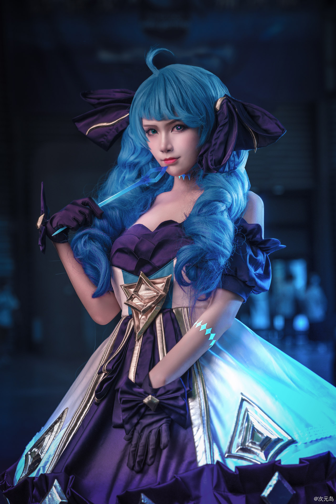 「COS场照」英雄联盟 灵罗娃娃 格温cosplay