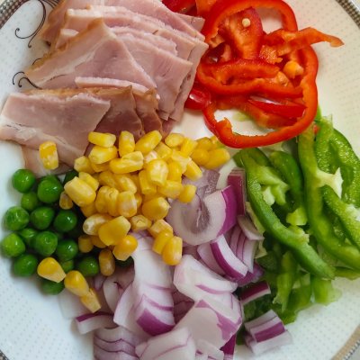 周末和美味的自制培根披萨(8寸)更配哦