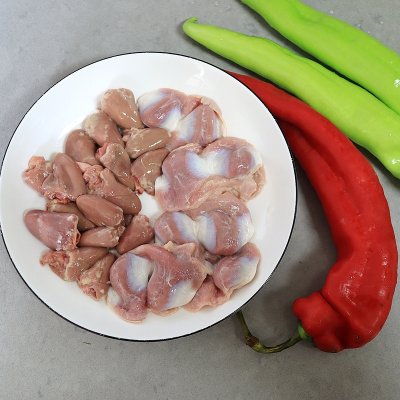 雞胗炒辣椒,雞胗炒辣椒的做法